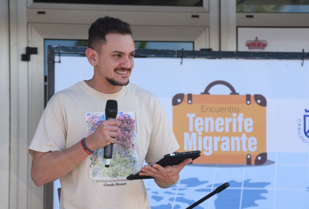 El consejero delegado de Participación Ciudadana y Diversidad del Cabildo de Tenerife, Nauzet Gugliotta