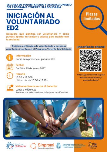 Cartelería Iniciación al voluntariado Ed 2