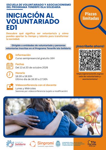 Cartelería Iniciación al voluntariado Ed1